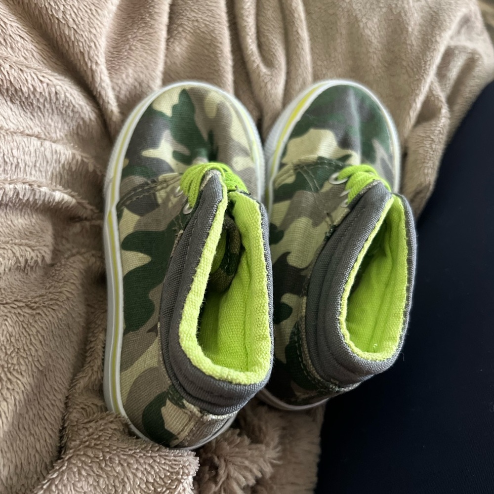 Target brand (forgot name) Toddler camo slip on shoes
